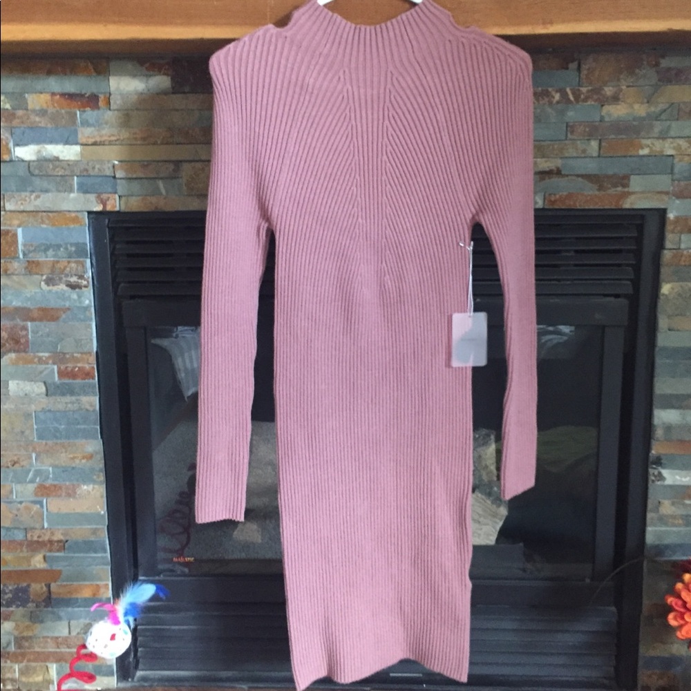 Pink Forever 21 Sweater Dress